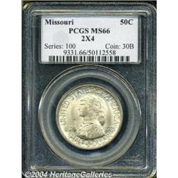 1921[50C] Missouri 2x4 MS66 PCGS.