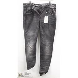 (WOMENS) PAIR OF GREY SANDWICH DENIM JEANS SIZE 38