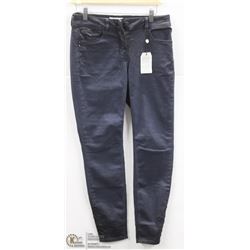 (WOMENS) PAIR OF BLACK SANDWICH DENIM SKINNY JEANS SIZE 36