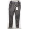 Image 1 : (WOMENS) PAIR OF GREY GAUDI JEANS SKINNY JEANS SIZE 28