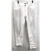 Image 1 : (WOMENS) PAIR OF WHITE AMANEGRA SKINNY JEANS SIZE 46
