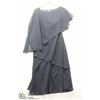 Image 1 : (WOMENS) FRASCARA SIZE 14 NAVY DRESS WITH SHEER OVER TOP