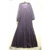 Image 1 : (WOMENS) URSULA DARK PURPLE AND SEQUENCE FULL LENGTH DRESS