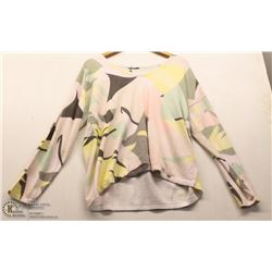 (WOMENS) PURE PASTEL PATTERNED SCOOP NECK SWEATER SIZE 18