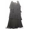 Image 1 : (WOMENS) OBSESSIONS FULL LENGTH BLACK AND SEQUENCE DRESS