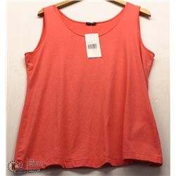 (WOMENS) GERRY WEBER PINK SLEEVELESS SHIRT SIZE 18