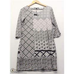 (WOMENS) COMMA PRINTED FORM FITTING KNEE LENGTH DRESS