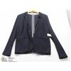 Image 1 : (WOMENS) THOMAS RABE SIZE 10 NAVY COTTON LADIES BLAZER