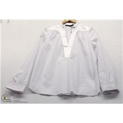 (WOMENS) LAUREN VIDAL SIZE SMALL WHITE DRESS SHIRT WITH