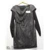 Image 1 : (WOMENS) ELISA CAVALETTI BLACK AND LEATHER DRESS