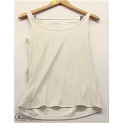 (WOMENS) DONNA DURA SIZE 36 CREAM TANK TOP