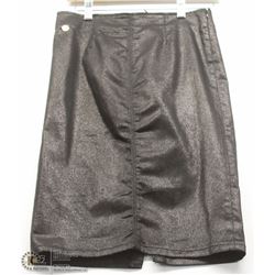(WOMENS) GAUDI JEANS BLACK AND GOLD SHIMMER SKIRT SIZE 6