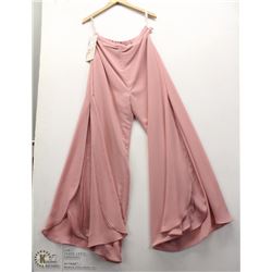 (WOMENS) ALFRED ANGELO PINK SHEER DRESS PANT SIZE 14