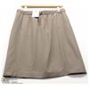 Image 1 : (WOMENS) PURE BEIGE SHEER FABRIC SKIRT SIZE 40