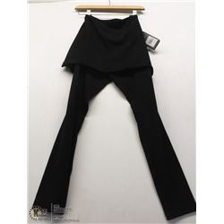 (WOMENS) LYSSE BLACK SPORT PANT WITH SKIRT OVER TOP