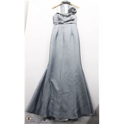 (WOMENS) FRASCARA SILVER EVENING DRESS SIZE 6