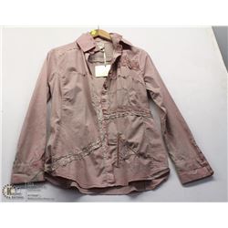 (WOMENS) ELISA CAVALETTI PINK DRESS SHIRT SIZE SMALL