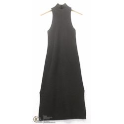 (WOMENS) 360 CASHMERE BLACK SLEEVELESS TURTLENECK DRESS