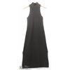 Image 1 : (WOMENS) 360 CASHMERE BLACK SLEEVELESS TURTLENECK DRESS
