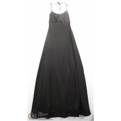 (WOMENS) NADINE BLACK SPAGHETTI STRAP EVENING DRESS SIZE 7