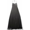 Image 1 : (WOMENS) NADINE BLACK SPAGHETTI STRAP EVENING DRESS SIZE 7