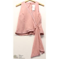 (WOMENS) ALFRED ANGELO PINK SLEEVELESS BEADED TOP SIZE 12