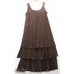 (WOMENS) FRASCARA BROWN SLEEVELESS DRESS SIZE 24