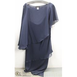 (WOMENS) FRASCARA NAVY SINGLE STRAP DRESS W/ SHEAR OVERTOP