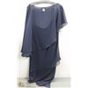 Image 1 : (WOMENS) FRASCARA NAVY SINGLE STRAP DRESS W/ SHEAR OVERTOP