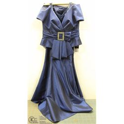 (WOMENS) DAYMOR BLUE SKIRT AND TOP EVENING GOWN WITH