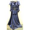 Image 1 : (WOMENS) DAYMOR BLUE SKIRT AND TOP EVENING GOWN WITH