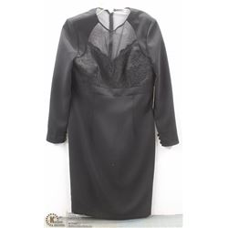 (WOMENS) FRASCARA BLACK WITH LACE BODICE DRESS SIZE 12