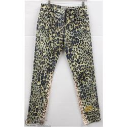 (WOMENS) ELISA CAVALETTI LEOPARD PRINT DRESS JEAN SIZE 28