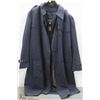 Image 1 : (WOMENS) TIVOL NAVY TRENCH COAT SIZE 44 TALL