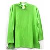 Image 1 : (WOMENS) SEASONS GREEN LONG SLEEVE TOP SIZE SMALL