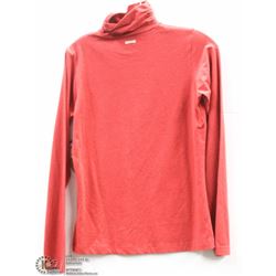 (WOMENS) COLUMBIA RED LONGSLEEVE TURTLENECK SIZE SMALL