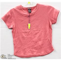 (WOMENS) MAC & JAC PINK BELLY T-SHIRT SIZE MEDIUM