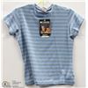 Image 1 : (WOMENS) COLUMBIA BLUE STRIPED T-SHIRT SIZE MEDIUM