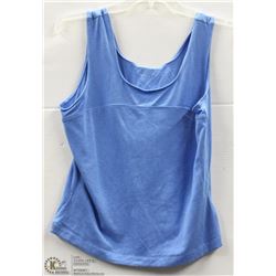 (WOMENS) COLUMBIA BLUE SLEEVELESS TANK TOP SIZE MEDIUM