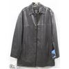 Image 1 : (WOMENS) SELECTIONS BLACK LEATHER TRENCH SIZE SMALL