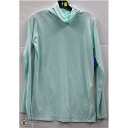 (WOMENS) COLUMBIA AQUA LONG SLEEVE TURTLENECK SIZE MEDIUM