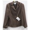 Image 1 : (WOMENS) INGENUITY BROWN BLAZER SIZE 10