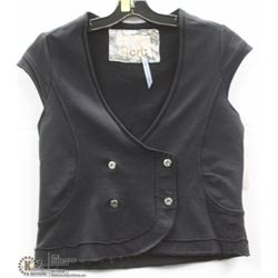 (WOMENS) ORB BLACK CAP VEST SIZE SMALL