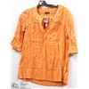Image 1 : (WOMENS) SPICYSUGAR ORANGE PEASANT TOP SIZE SMALL