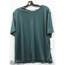 (WOMENS) JOAN WALTERS DARK GREEN T-SHIRT SIZE X LARGE