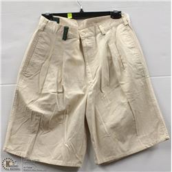 (WOMENS) WOLVERINE TAN PLEATED SHORT SIZE 32