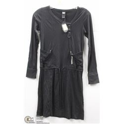 (WOMENS) 55DSL BLACK LONG SLEEVE DRESS SIZE SMALL