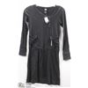 Image 1 : (WOMENS) 55DSL BLACK LONG SLEEVE DRESS SIZE SMALL