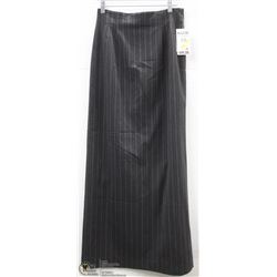 (WOMENS) SNAZZIE BLACK WITH WHITE PINSTRIPE FULL LENGTH