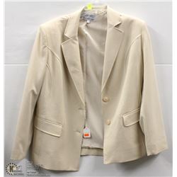 (WOMENS) INGENUITY TAN BLAZER SIZE 12